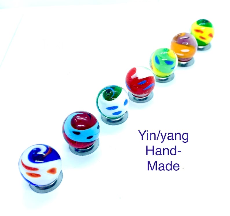 Marbles Handmade Box Containing 16 X 16mm Glass Marbles Etsy