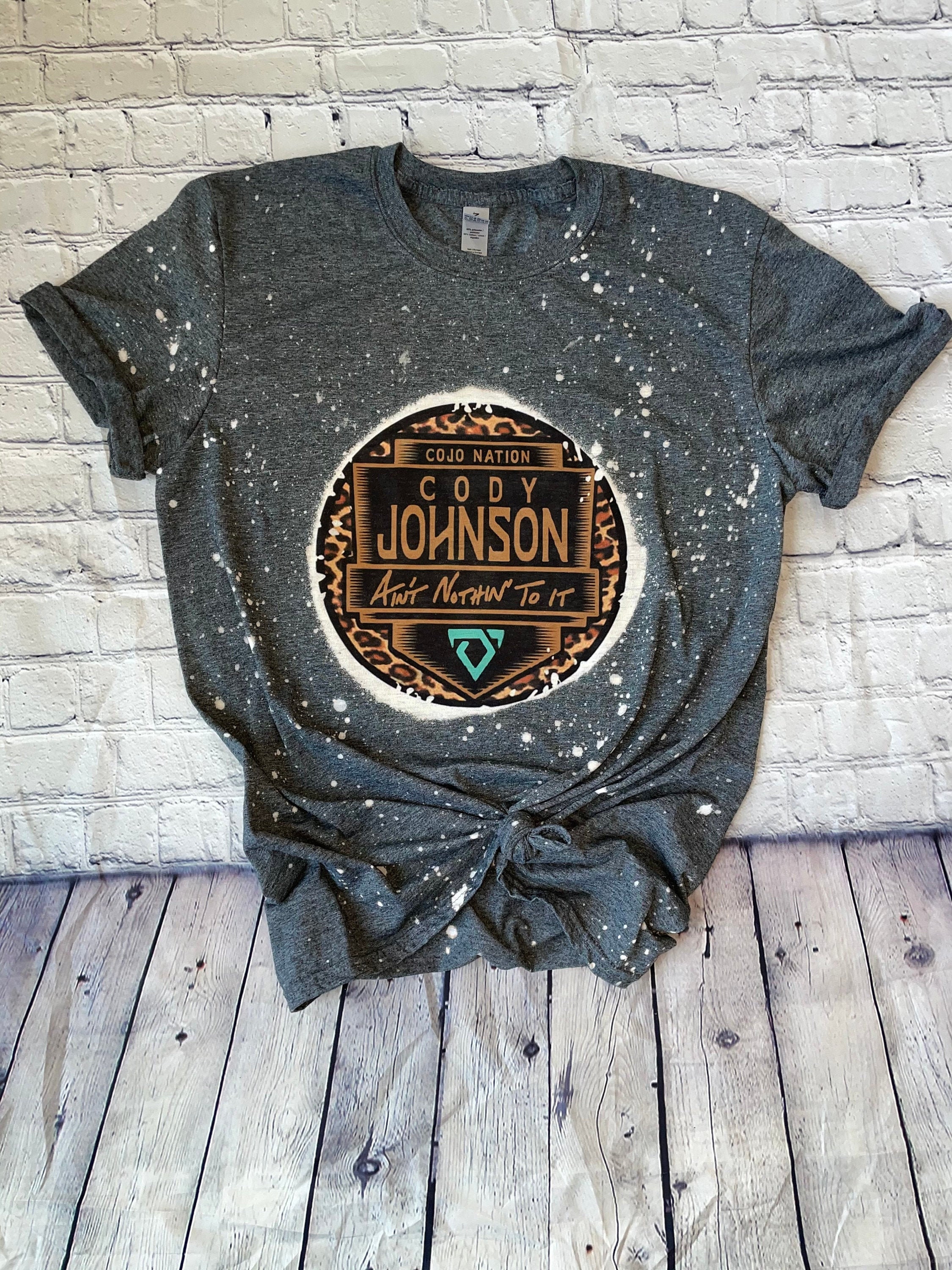 Cody JohnsonTShirtBleachedSublimationBleached TeeMade To Etsy