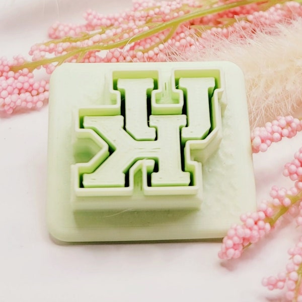 UK College Debossing Clay Cutter | University Of Kentucky | College Logo | Polymer Clay Cutters | Clay Cutters | Clay Tools