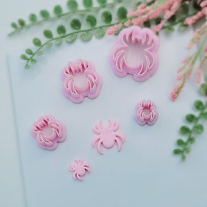 Spider Clay Cutter | 4 Sizes | Spider Cutter | Halloween Clay Cutters | Polymer Clay Cutters