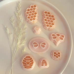 Polymer Clay Cutters Bumble Bee Collection | www.ClayBlossoms.art