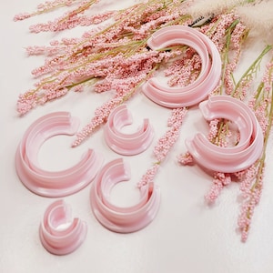 Polymer Clay Cutters Open Hoop Earring Cutters | www.ClayBlossoms.art