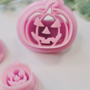 Jack-O-Lantern Clay Cutter | Pumpkin Cutter | Halloween Pumpkin Clay Cutter | Halloween Clay Cutters | Polymer Clay Cutter