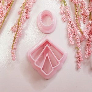 emporte-pièces Boho pour gaufrage en pâte polymère 30 mm | www.ClayBlossoms.art