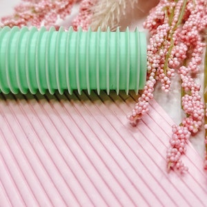Polymer Clay Texture Rollers Stripes Texture Roller No. 1 Lines | www.ClayBlossoms.art