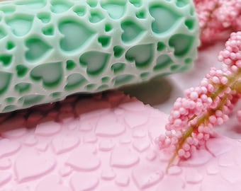 Hearts Texture Roller ⎥ Love Texture Roller⎥ Valentines Texture Roller | Polymer Clay Tools | Clay Texture Tool