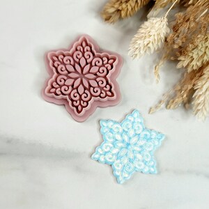 Christmas Snowflake Polymer Clay Cutter