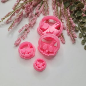 Skull Clay Cutter | Halloween Skull Cutter | Halloween Clay Cutters | Polymer Clay Cutter