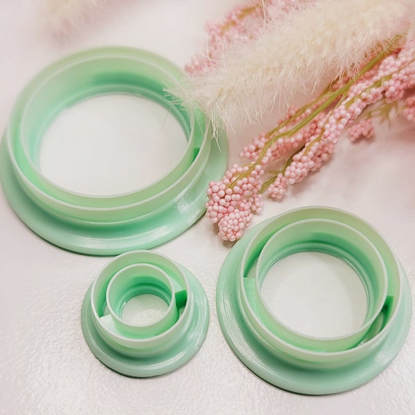 Closed Hoop Earring Cutters | Hoop Cutters | Skinny Hoop | Polymer Clay Cutter