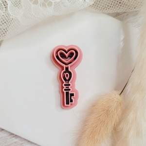 Valentine Heart Key Cutter | Heart Key cutter | Polymer Clay Cutters | Clay Cutters | Clay Tools