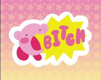 Kawaii Video Game Sticker: Waterproof Vinyl Laptop Decal, Indie Art
