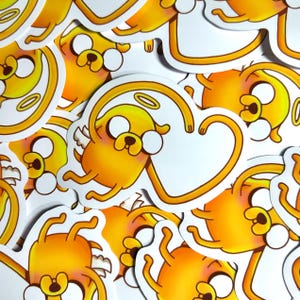 Jake the Dog Angel Sticker - Vinyl Waterproof