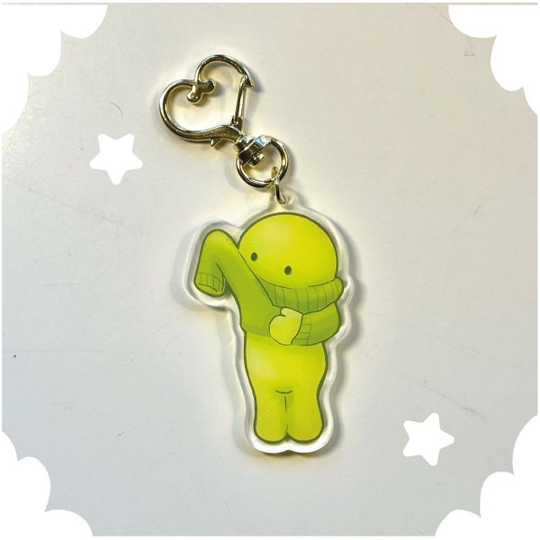 Smiski Acrylic Keychain - Waterproof, Original Design, Sonny Angel, Acrylic, Sweater Smiski