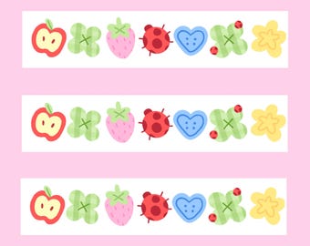 Tutti Fruiti Washi Tape:  for presents, envelopes, and journals