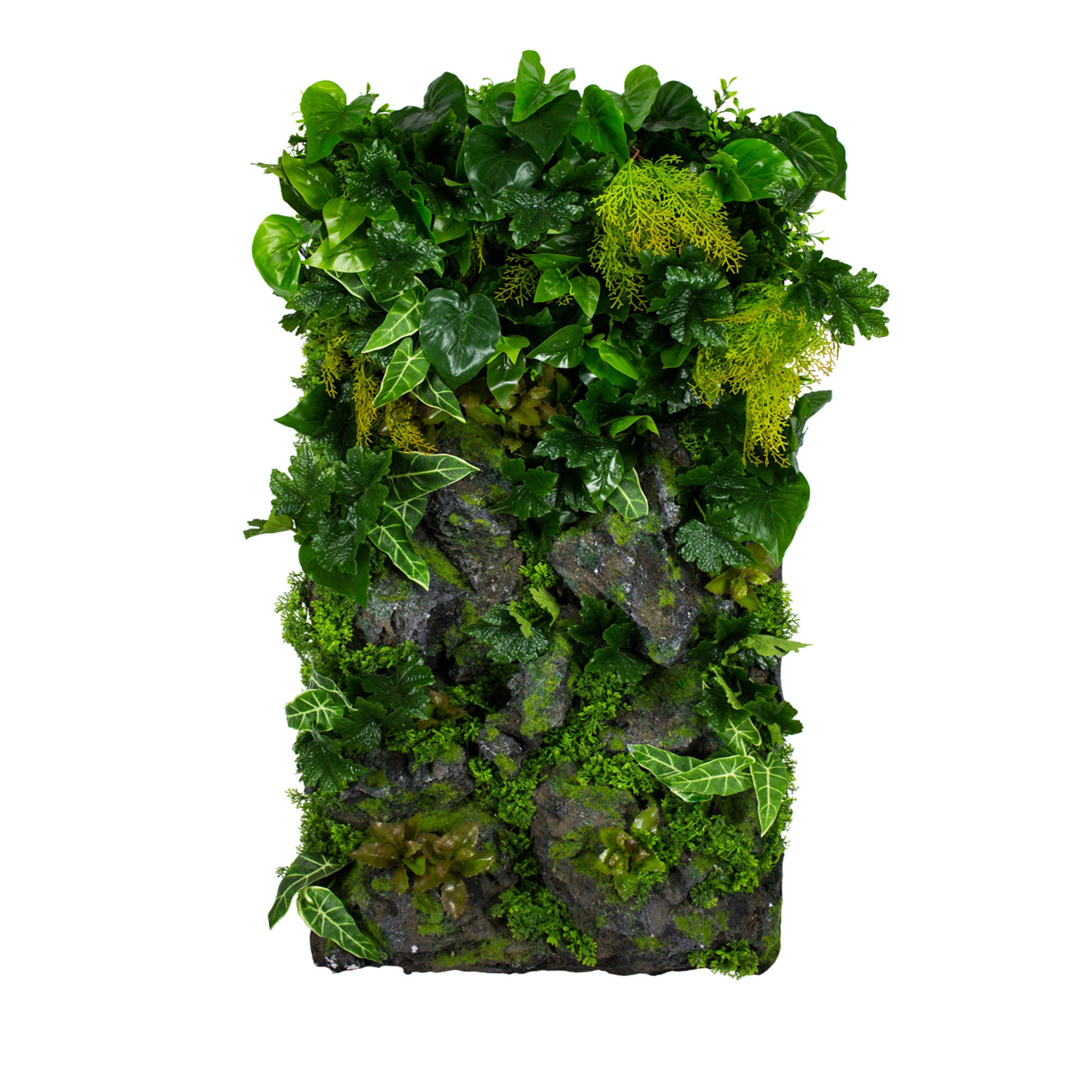 Artificial Plant Wall Rocky Cliff Green Wall Indoor Plant Vertical