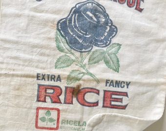 Vintage Floral Feed Sack (13.5 x 18.5)