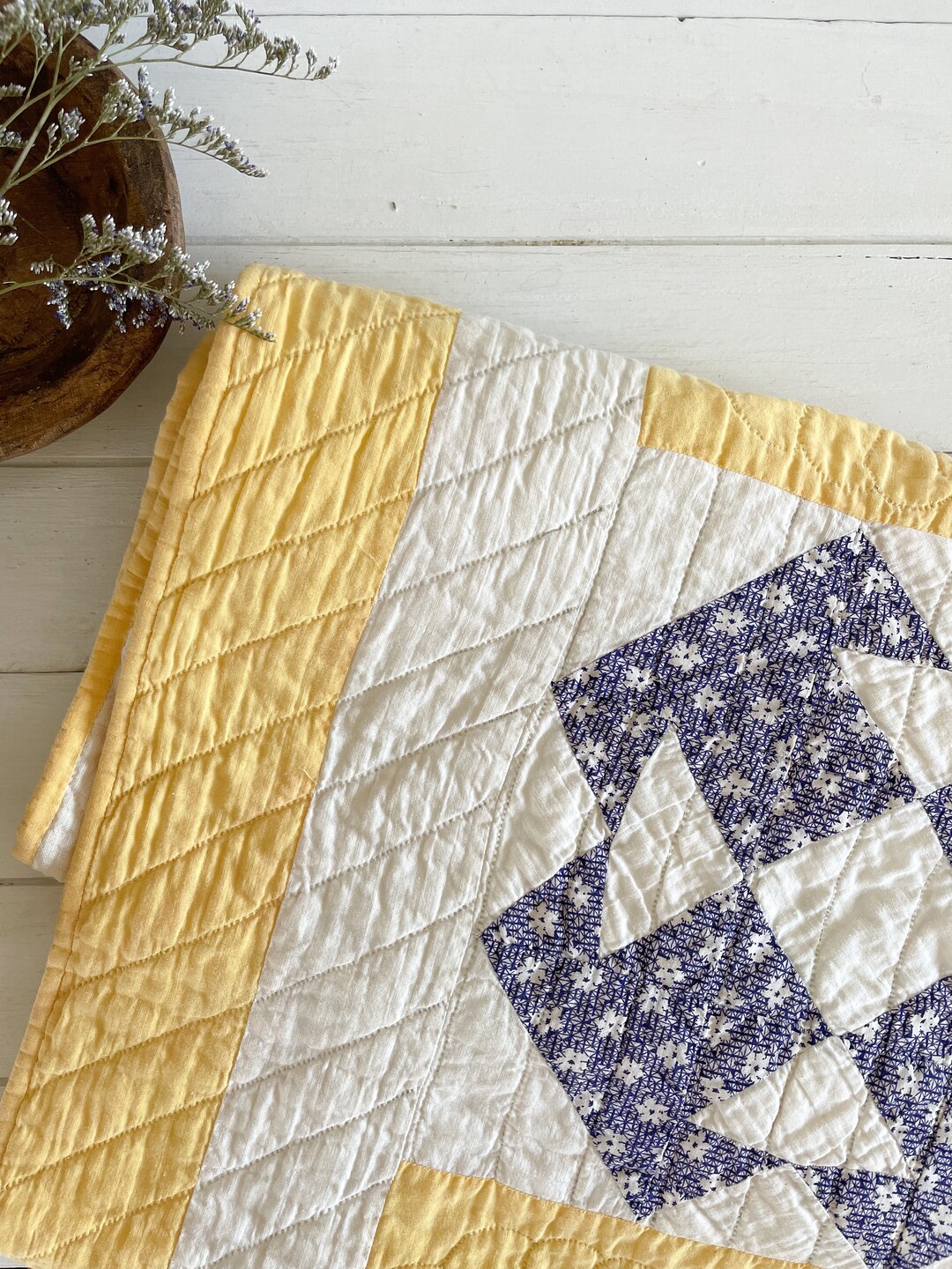 Vintage Capital T Quilt Handstitched Quilt Vintage Bedding Etsy