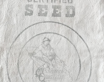 Authentic Feed Sack: (14 x 28) Missouri Grown Grain Sack