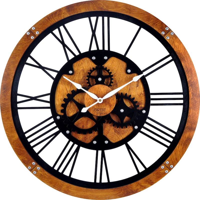 Large Vintage Wall Clock - Etsy