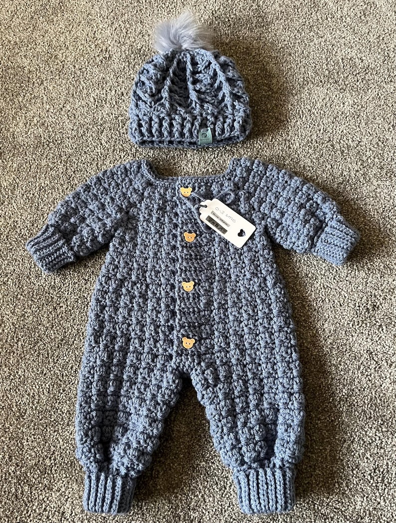 Precioso body para bebé, pelele, traje para cochecito, mono con gorro. imagen 2