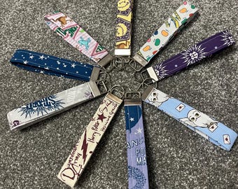 HP themed Cotton Wristlet Key Chain/Fob. Christmas, teachers gift, Easter gift stocking filler