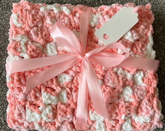 Hand Crocheted Baby Pram / Car Seat / Cot Blanket