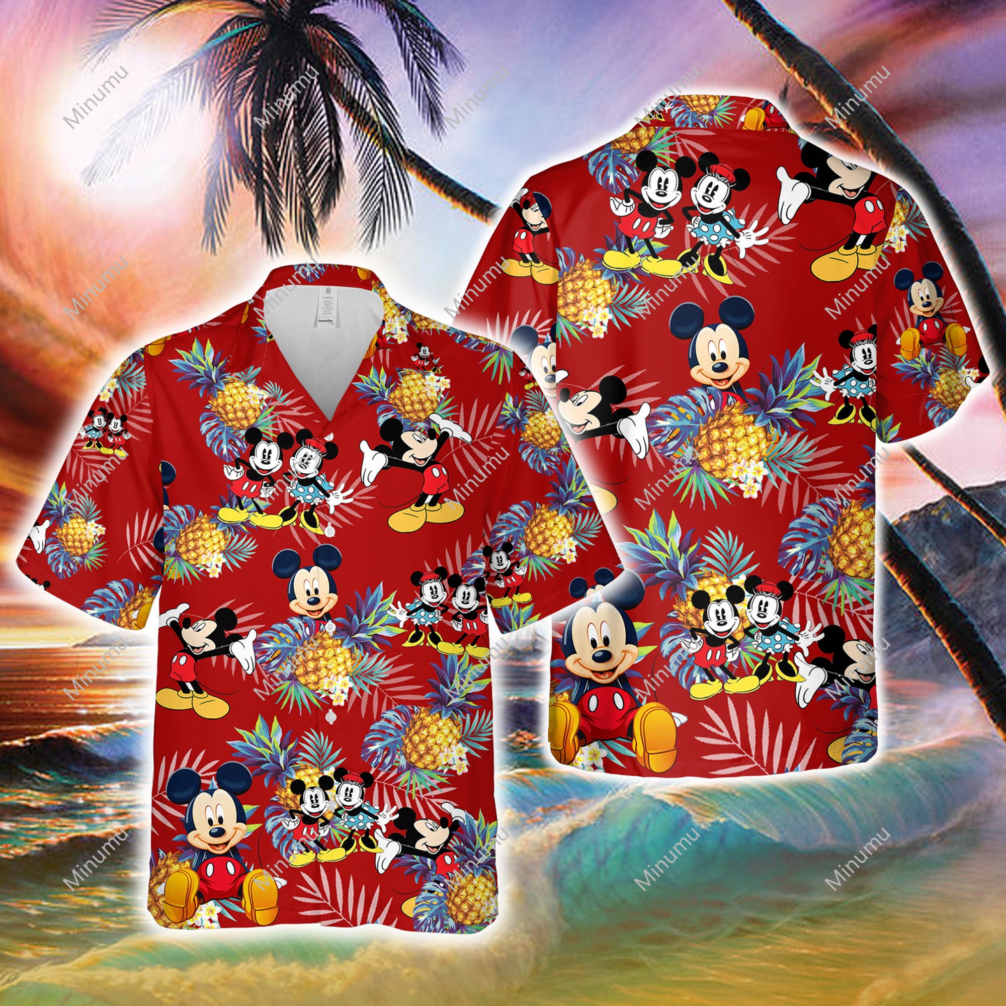 Discover Mickey Mouse Hawaiian Shirt