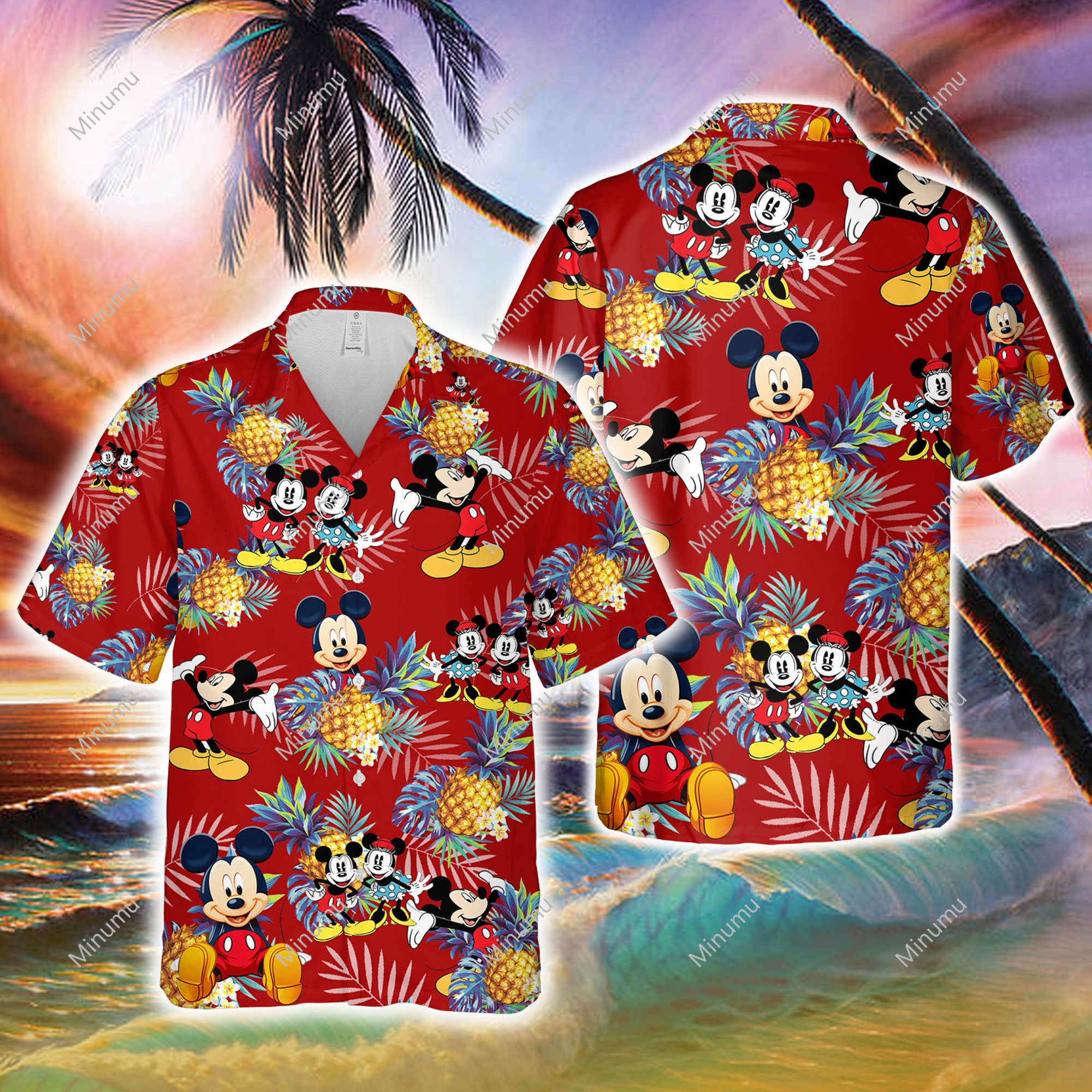 Mickey Mouse HHawaiian Shirt Mickey Mouse HHawaiian Shirt