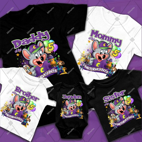 Chuck E Cheese Birthday Party Shirt 