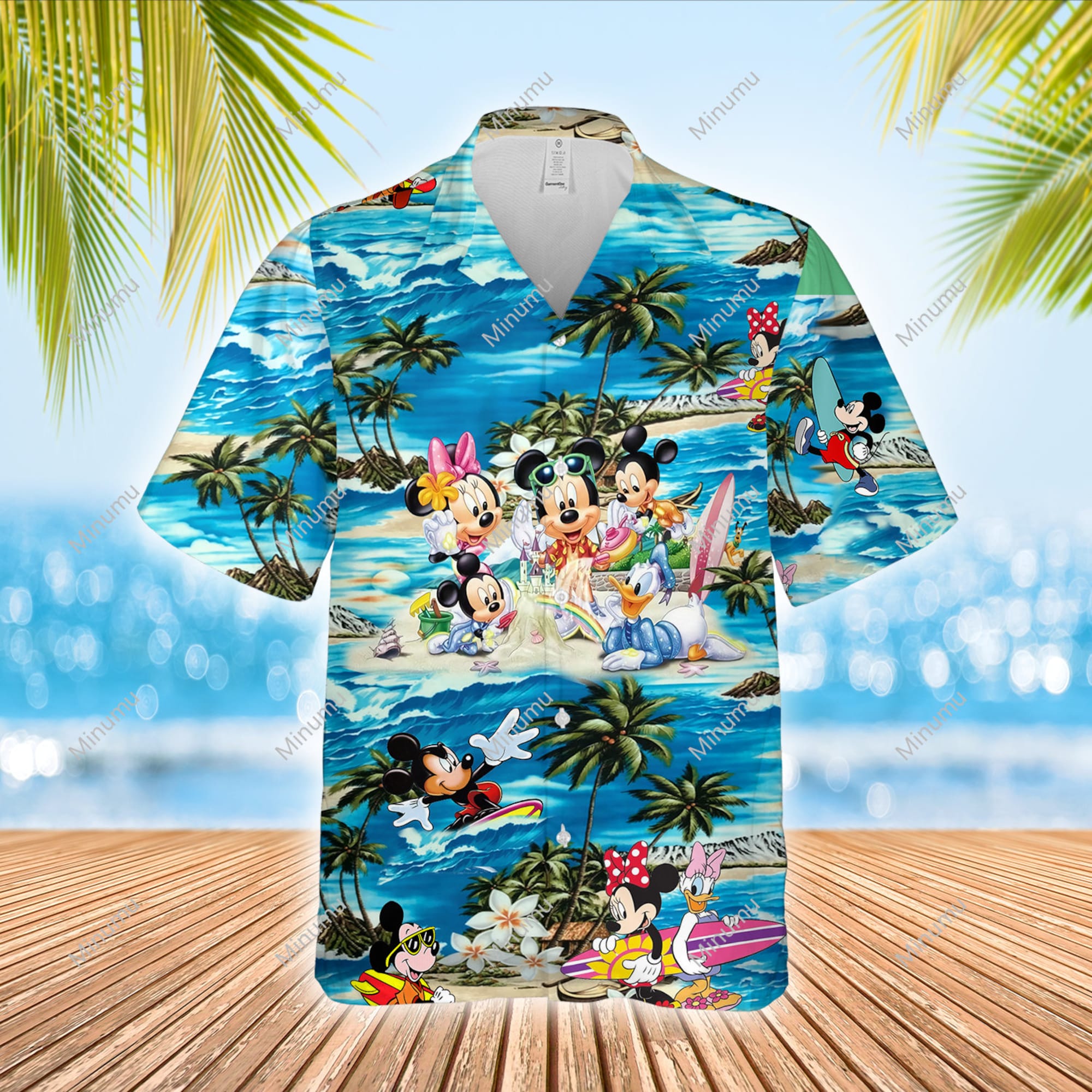 Discover Disney Mickey Mouse Hawaiian Shir,