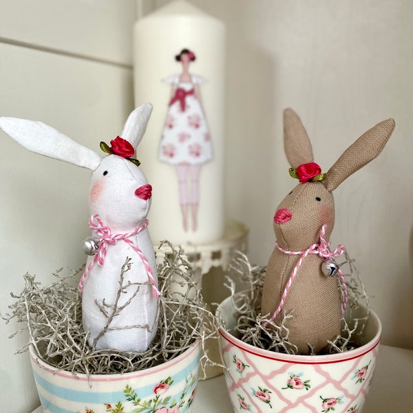 Mini Hase,Tilda Hase,Osterhase,Osterdekoration