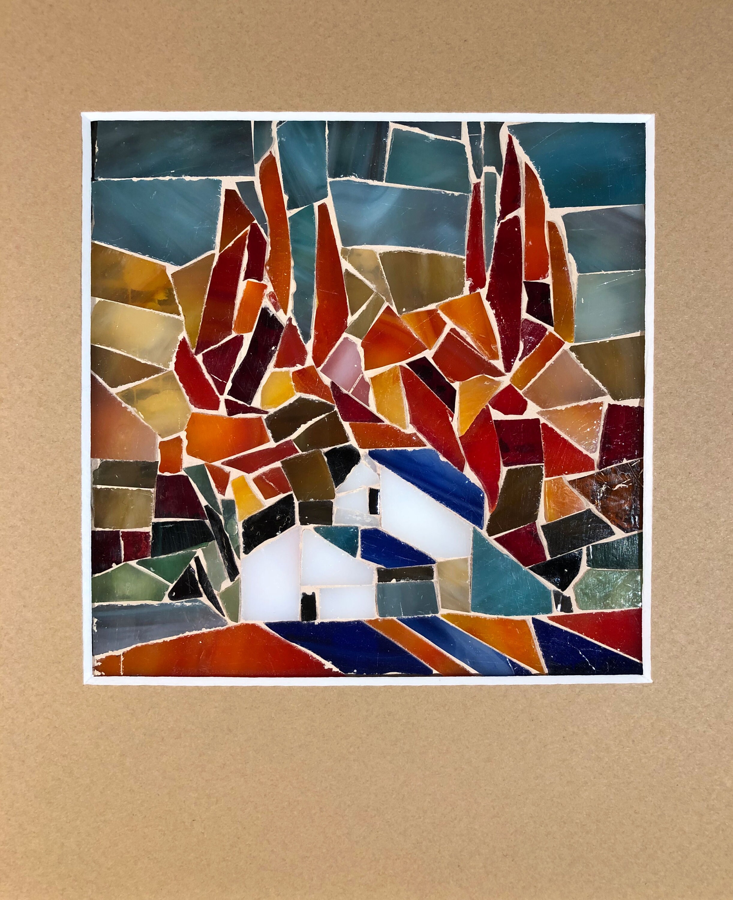 Stained Glass Mosaic Tuscany Mosaic Wall Decor Wall Art Mosaic Art