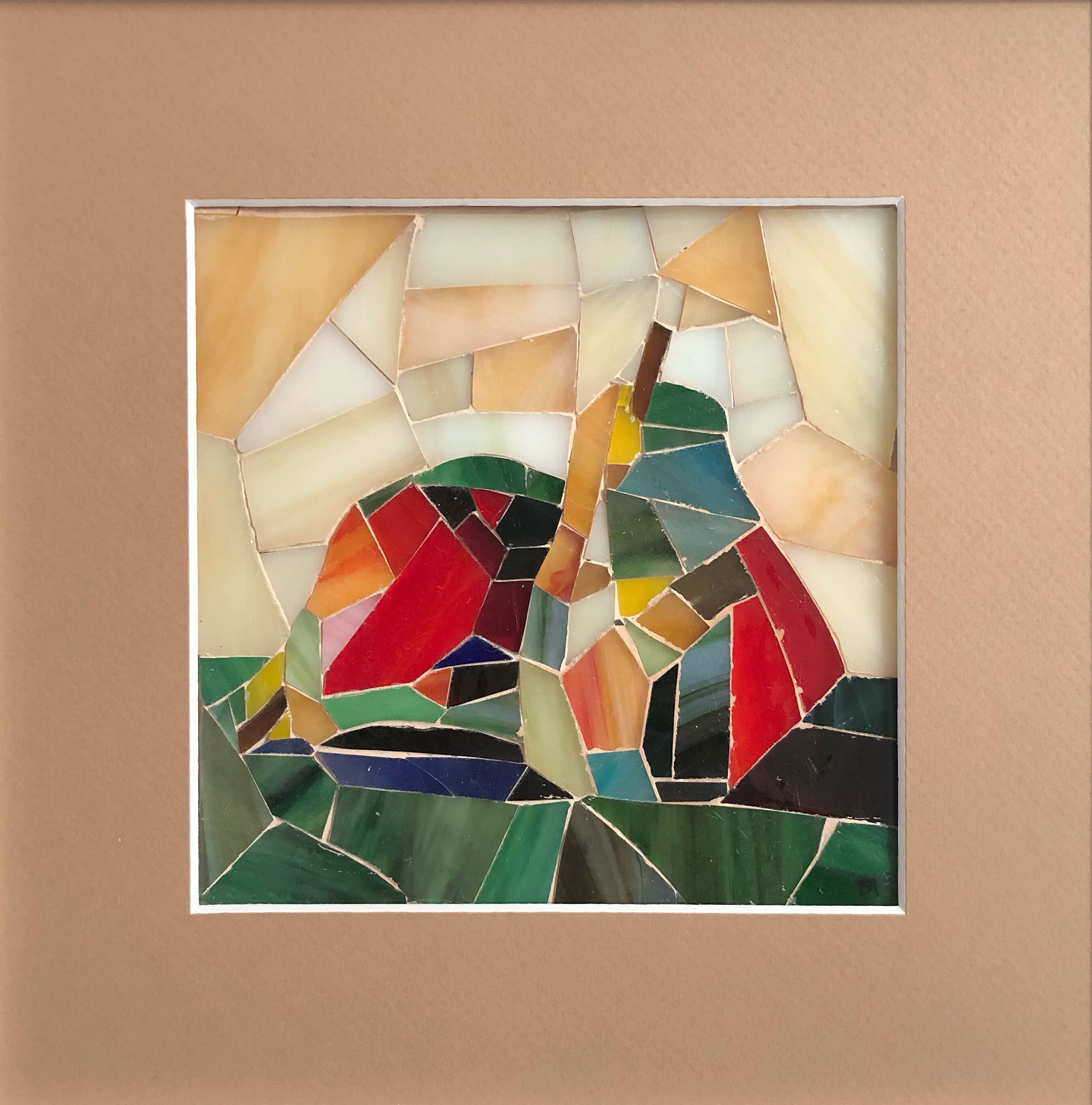 Stained Glass Mosaic Pears Mosaic Wall Decor Wall Art Mosaic Art Unique