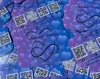 Custom Holographic Business Cards: 100-Piece Set