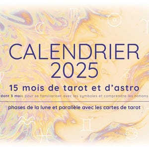 Calendario 20245 - da ottobre 2024 a dicembre 2025 | Fisica | Tarocchi e astro | Ciclo lunare |