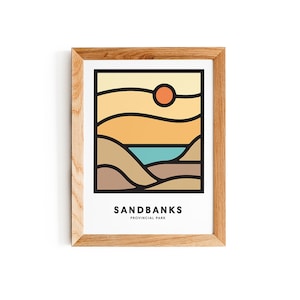 Sandbanks Park Print