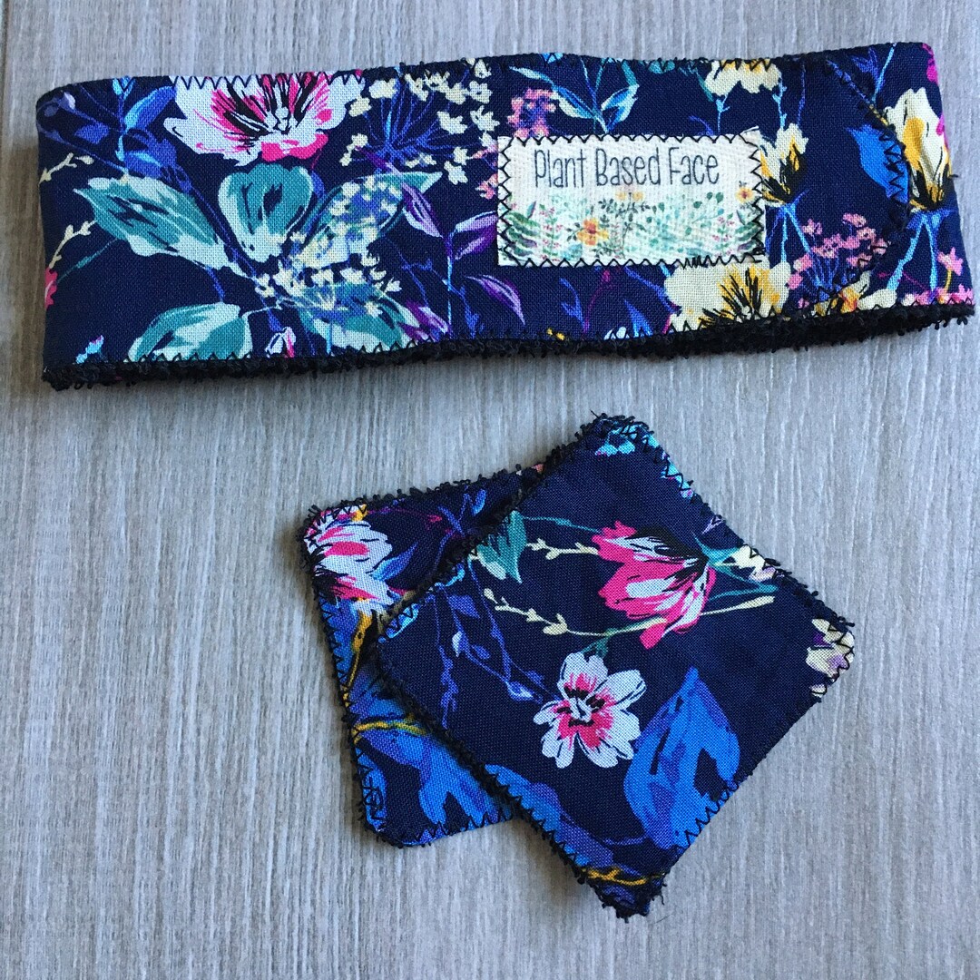 Spa Headband With Two Matching Facial Squares Etsy