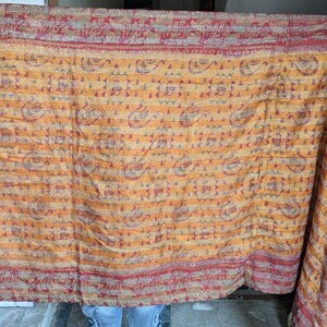 Silk kantha scarfs Assorted 3 pieces image 5
