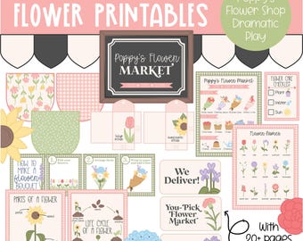 Flower Market Dramatic Play Kit: Classroom Spring Center (Digital Download)