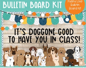 Puppy Love- Puppy Bulletin Board Kit