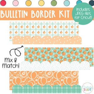 Just Peachy- Summer Bulletin Board Borders