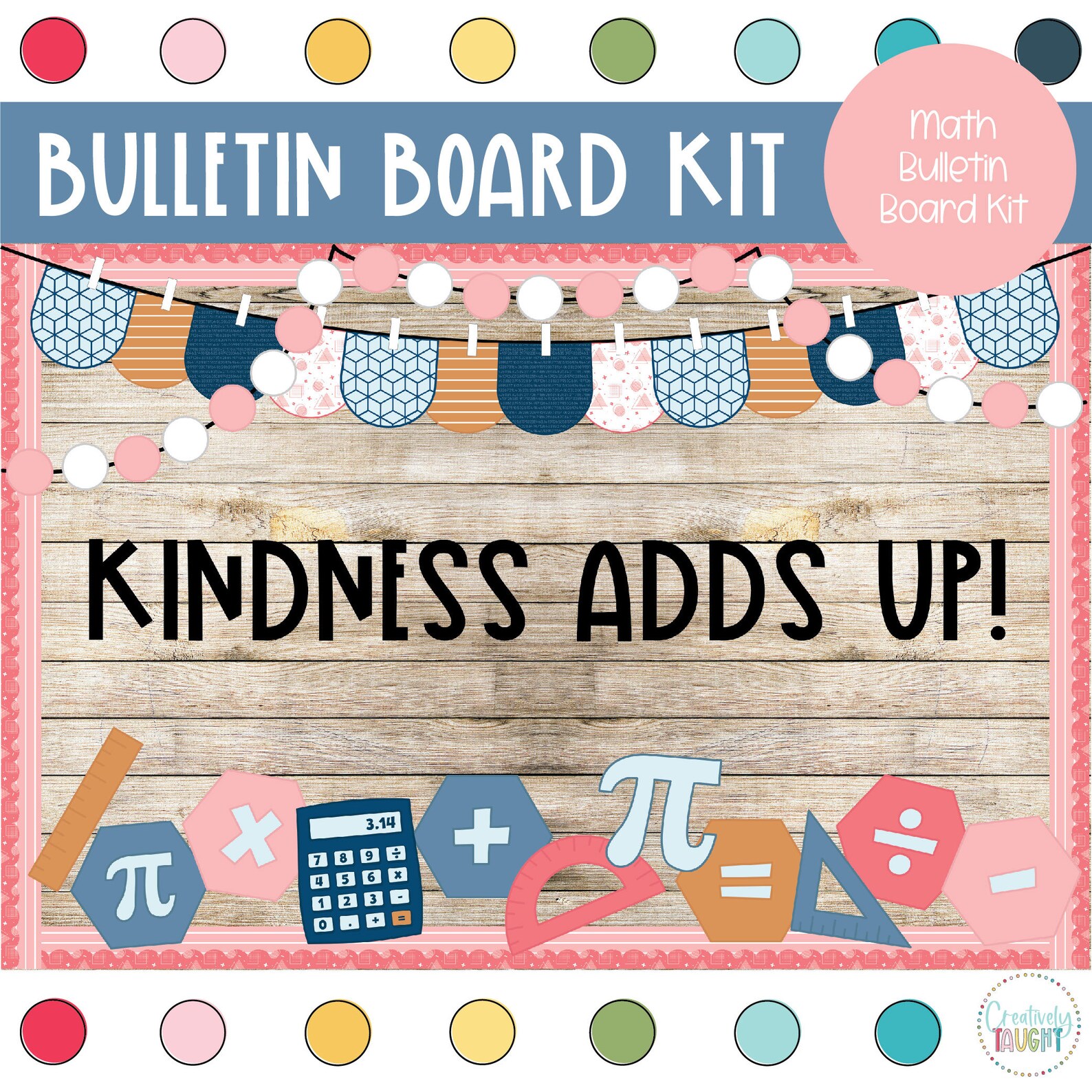 Math Classroom Decor - Pi Day - March Bulletin Board Kit - Etsy