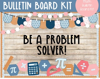 Math Classroom Decor - Pi Day - March Bulletin Board Kit