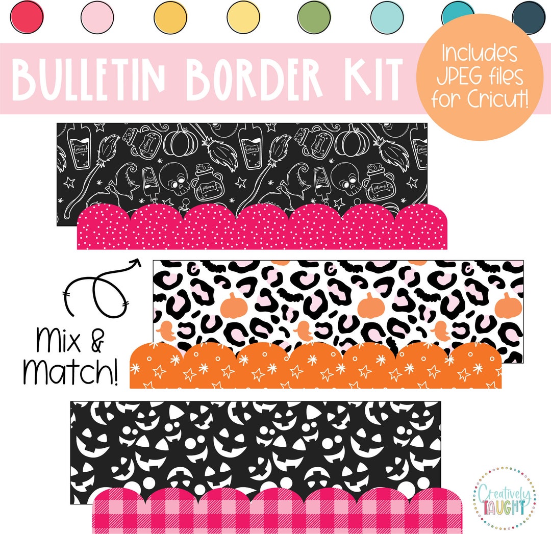 Fab-boo-lous Bulletin Board Borders - Etsy