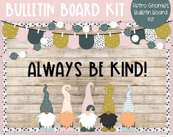 Retro Gnomies - Gnome - Back to School Bulletin Board