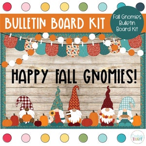 Fall Gnomies - Fall - Fall Themed Bulletin Board Kit