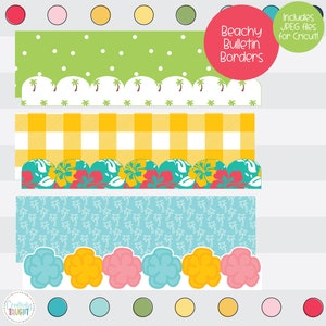 Beachy - Summer Bulletin Board Borders