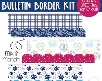 Travel - Travel Pup Bulletin Board Borders