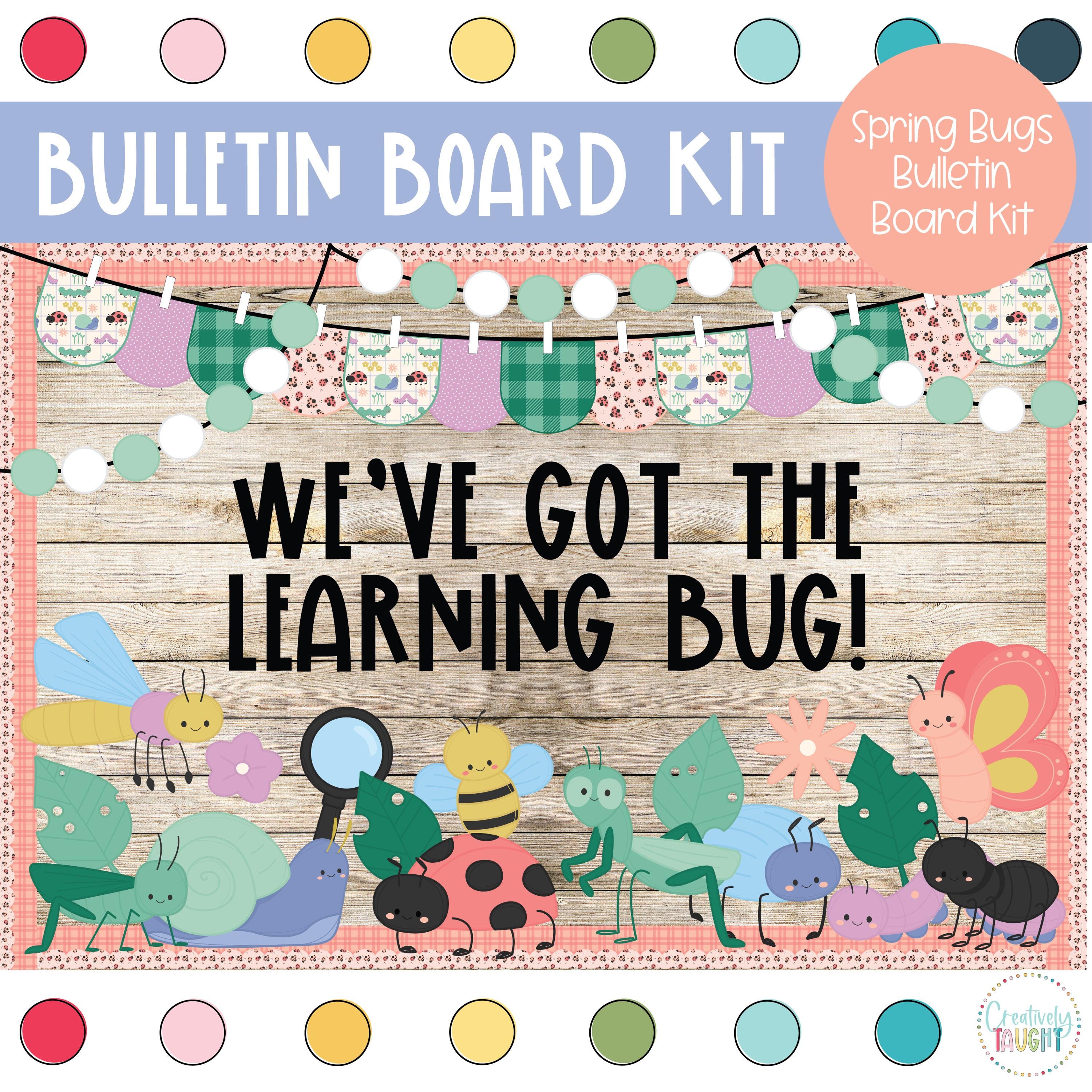 Spring Bugs Classroom Bulletin Board Kit (digital Download) - Etsy
