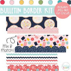 Sew Cute - Home Economics Bulletin Board Borders